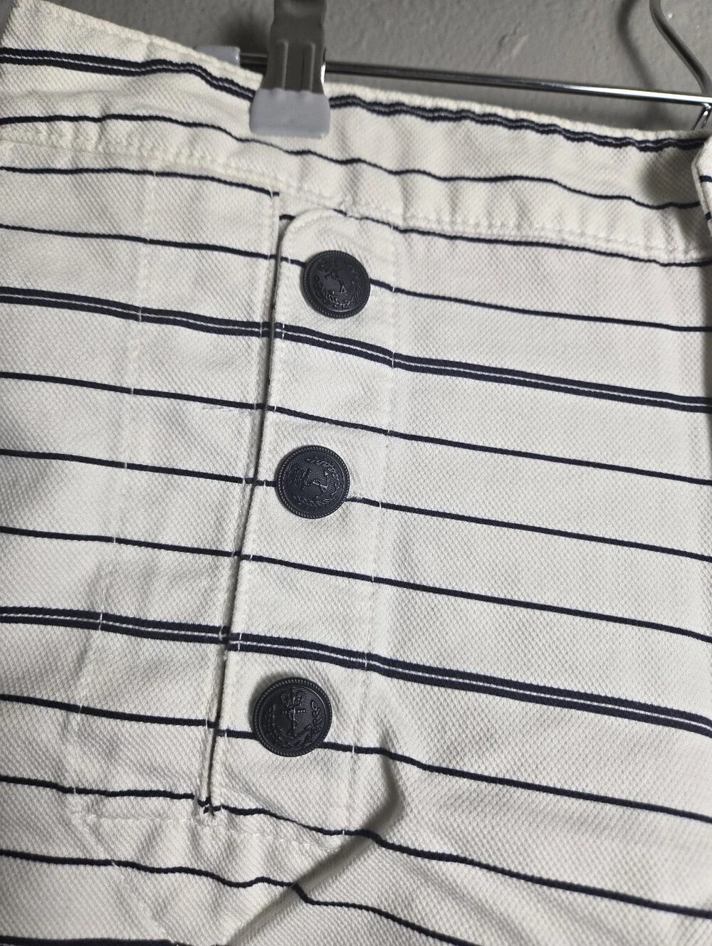 FALL SALE! Tommy Hilfinger Sailor Nautical Striped Shorts Size 12